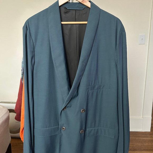 LEMAIRE Shawl-Lapel Double-Breasted Jacket - Picture 1 of 8
